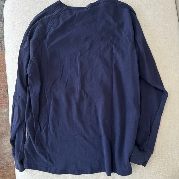 Navy Long-Sleeve Top with White '80' Graphic - Picture 4 of 4